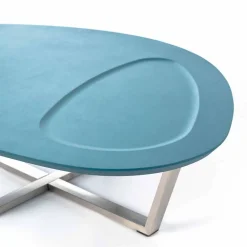 Viadurini Living Moderne Couchtische-Moderner Loungetisch aus MDF und Chrom - Pimpa