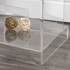 Viadurini Living Nachttische-Moderner Nachttisch aus transparentem Acryl-Kristall-Design mit Ablage - Icaria