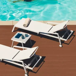 Viadurini in the Garden Garten Beistelltisch-Moderner Outdoor Couchtisch aus Aluminium und HPL - Carmine2