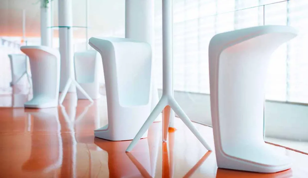 Vondom Outdoor Hocker-Moderner Outdoor Hocker Ufo von aus Polyethylen