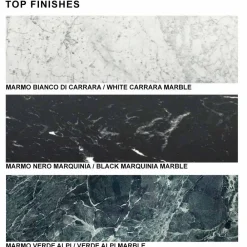 Viadurini Living Esstisch Oval|Esstische-Moderner ovaler Tisch aus Carrara- oder schwarzem Marquinia-Marmor, hergestellt in Italien – Dollars