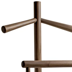 Viadurini Living Garderobenständer-Moderner Parkservice aus massivem Walnussholz oder massiver Esche Made in Italy - Kora