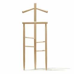 Viadurini Living Garderobenständer-Moderner Parkservice aus massivem Walnussholz oder massiver Esche Made in Italy - Kora