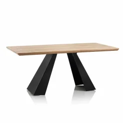 Viadurini Living Esstische-Moderner rechteckiger Esstisch mit Platte in Eichenfarbe Mdf - Volo