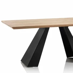 Viadurini Living Esstische-Moderner rechteckiger Esstisch mit Platte in Eichenfarbe Mdf - Volo