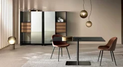 Viadurini Living Esstische Nach Mass|Esstische-Moderner rechteckiger Tisch aus geräuchertem oder extraleichtem Glas Made in Italy - Dolce