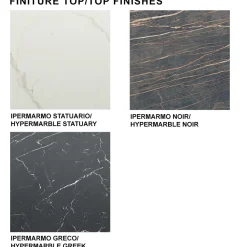 Viadurini Living Esstische-Moderner rechteckiger Tisch aus Keramik und Stahl, hergestellt in Italien – Settimmio