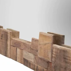 Viadurini Living Wandspiegel-Moderner rechteckiger Wandspiegel mit Akazienholzrahmen - Eloise