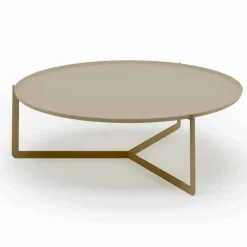 Viadurini in the Garden Garten Beistelltisch-Moderner runder Couchtisch im Freien aus Metall Made in Italy - Stephane