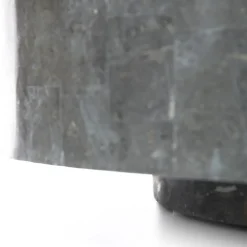 Viadurini Living Couchtische Aus Stein-Moderner runder Couchtisch aus Fossil Stone – Vermont