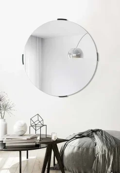 Viadurini Living Wandspiegel-Moderner runder freitragender Wandspiegel mit Rahmen - Odosso