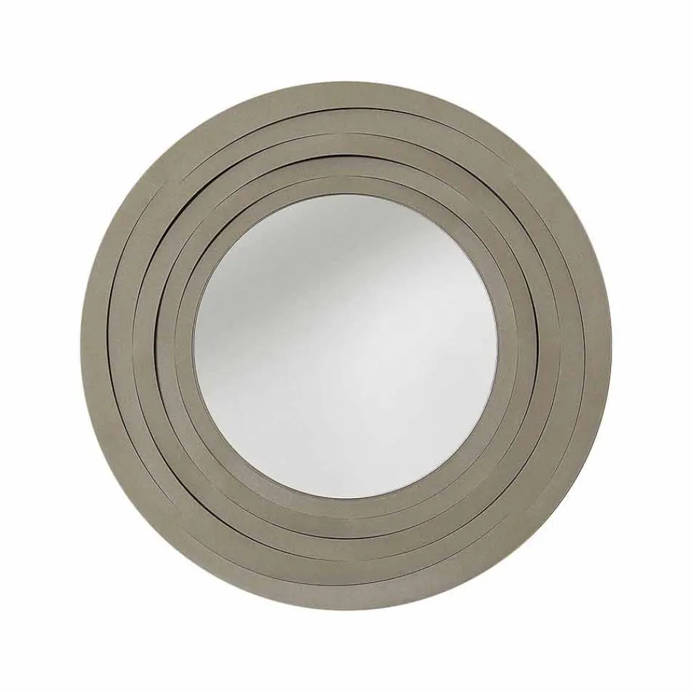 Viadurini Living Wandspiegel-Moderner runder Wandspiegel aus farbigem Eisen Made in Italy - Origano