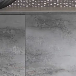 Viadurini Living Sideboards-Moderner Schrank, drei Türen Melaminholz Bronze oder Grau Made in Italy - Clemente