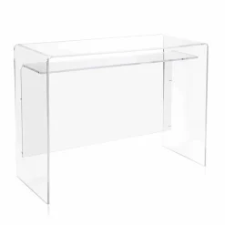 Viadurini Living Design Schreibtische-Moderner Schreibtisch aus transparentem Plexiglas, hergestellt in Italien, Barga