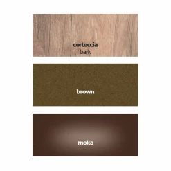 Viadurini Living Design Schreibtische-Moderner Schreibtisch aus Metall und Melamin mit Schublade Made in Italy - Iridio