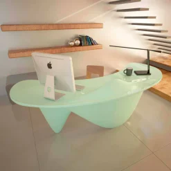 Viadurini Design Design Schreibtische-Moderner Schreibtisch handmade aus Italien Sinuous