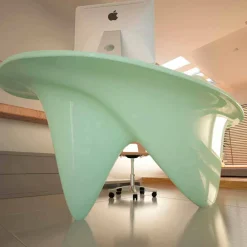 Viadurini Design Design Schreibtische-Moderner Schreibtisch handmade aus Italien Sinuous