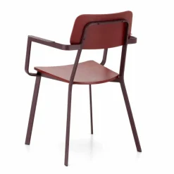 Viadurini Living Vintage Stühle-Moderner Sessel in modernem Design aus Metall und Holz 4 Stück -Elmas