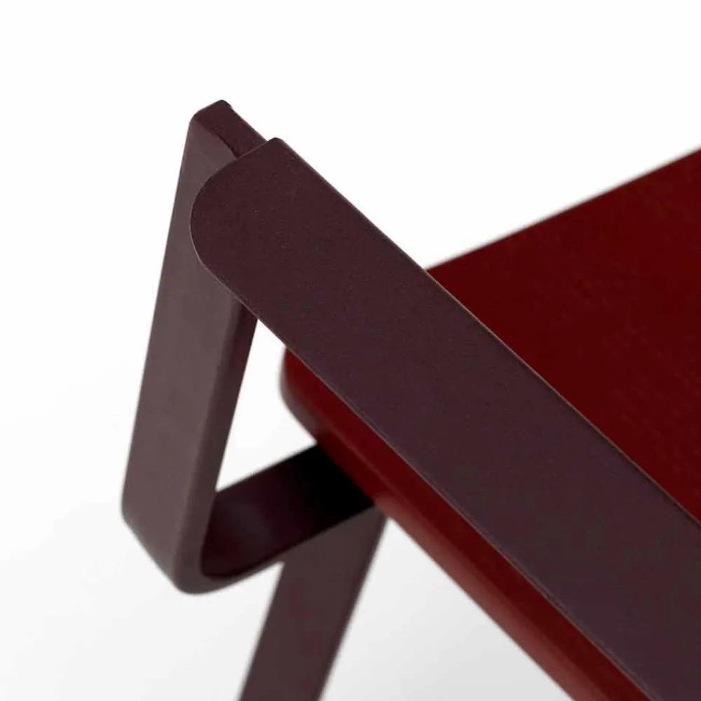 Viadurini Living Vintage Stühle-Moderner Sessel in modernem Design aus Metall und Holz 4 Stück -Elmas