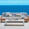 Varaschin Gartensofas-Moderner 3-Sitzer Gartensofa aus massivem Teakholz Bali