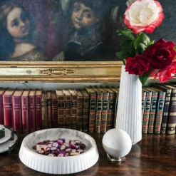 Viadurini Living Deko Artikel Und Wohnaccessoires-Moderner Sphere Briefbeschwerer aus italienischem Satin White Marmor, 2 Stück - Sphere