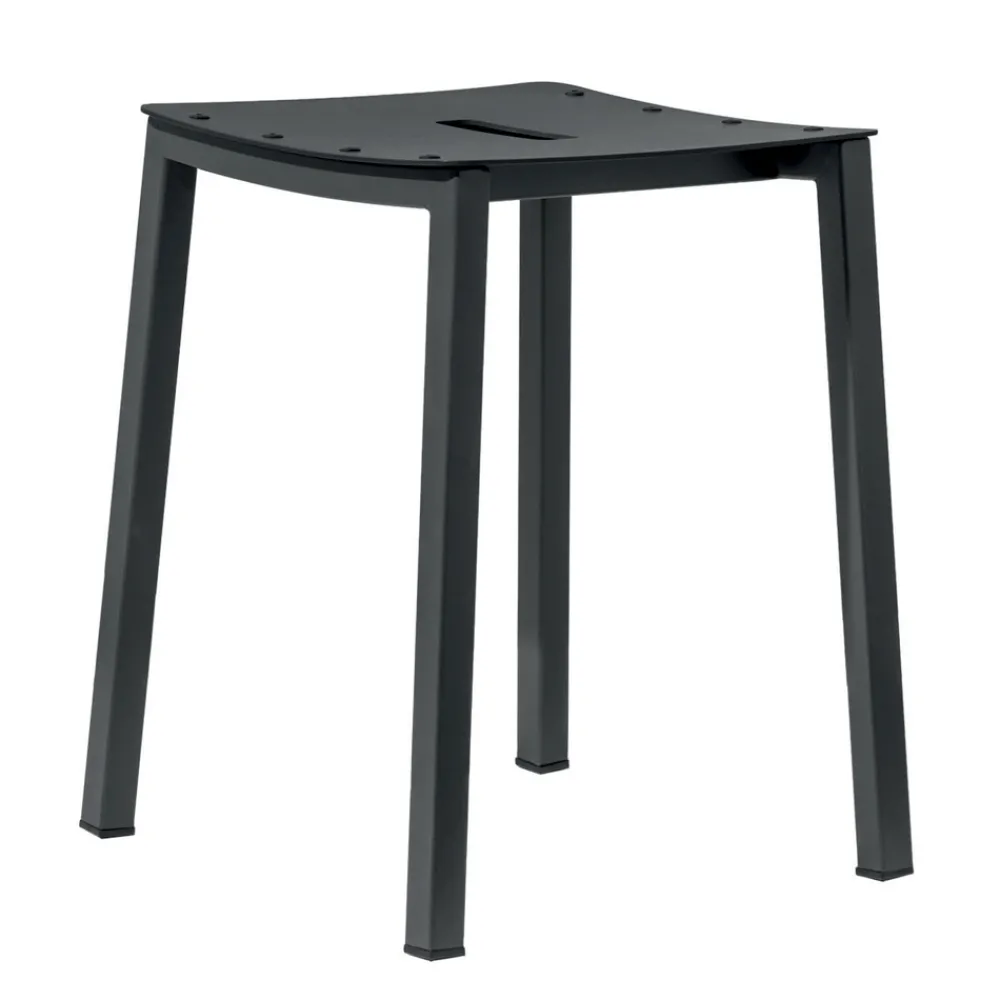 Viadurini in the Garden Outdoor Hocker-Moderner stapelbarer Outdoor-Hocker aus Aluminium Made in Italy - Dobla