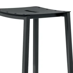 Viadurini in the Garden Outdoor Hocker-Moderner stapelbarer Outdoor-Hocker aus Aluminium Made in Italy - Dobla