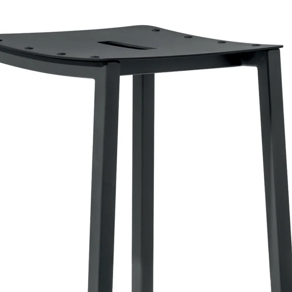 Viadurini in the Garden Outdoor Hocker-Moderner stapelbarer Outdoor-Hocker aus Aluminium Made in Italy - Dobla