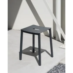 Viadurini in the Garden Outdoor Hocker-Moderner stapelbarer Outdoor-Hocker aus Aluminium Made in Italy - Dobla
