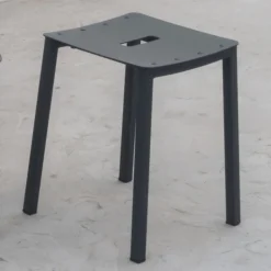 Viadurini in the Garden Outdoor Hocker-Moderner stapelbarer Outdoor-Hocker aus Aluminium Made in Italy - Dobla