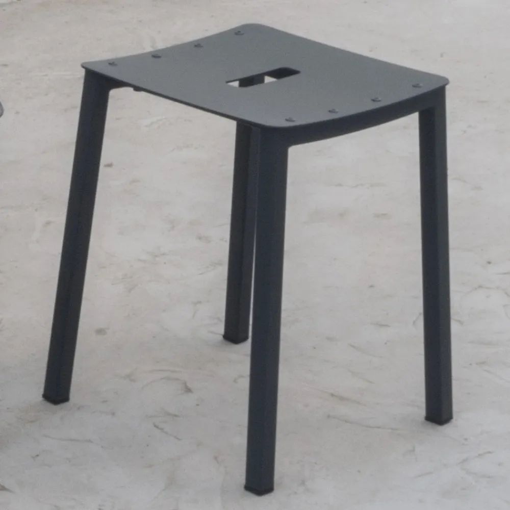 Viadurini in the Garden Outdoor Hocker-Moderner stapelbarer Outdoor-Hocker aus Aluminium Made in Italy - Dobla