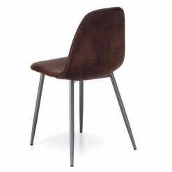 Viadurini Living Vintage Stühle-Moderner Stuhl aus Kunstleder Elice für Esszimmer oder Küche 4 Stück