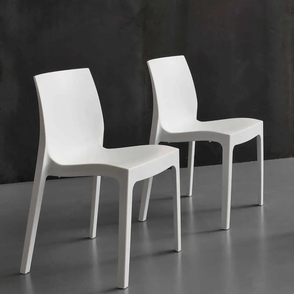 Viadurini Moderne Stühle-Moderner Stuhl aus Polypropylen Imperia