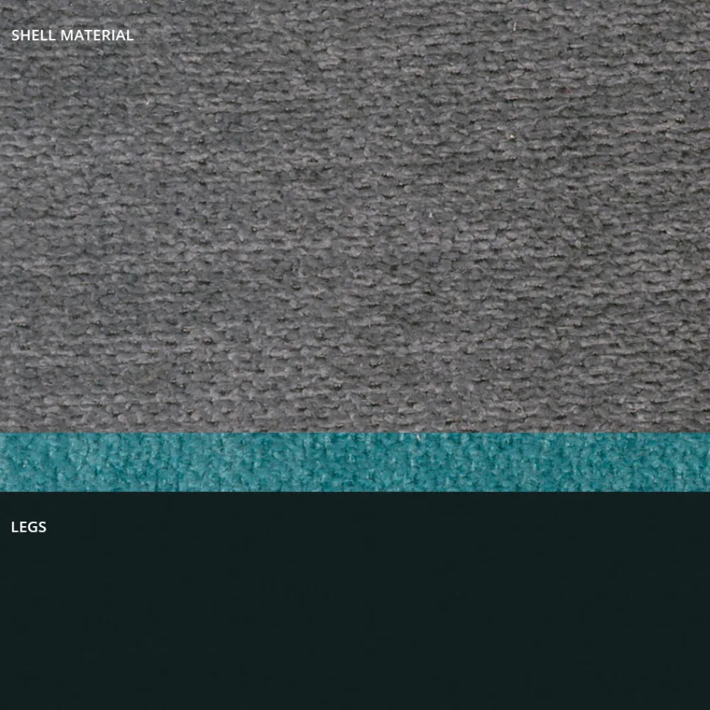 Viadurini Living Moderne Stühle-Moderner Stuhl aus Stoff und dreieckigen Beinen, hergestellt in Italien, Oriella