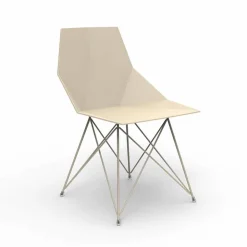 Vondom Gartenstühle Kunststoff-Moderner Stuhl Faz Kollektion , Polypropylen und Edelstahl, 4 Stück