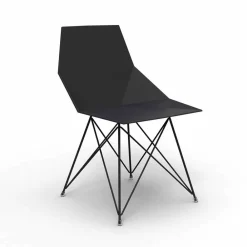 Vondom Gartenstühle Kunststoff-Moderner Stuhl Faz Kollektion , Polypropylen und Edelstahl, 4 Stück