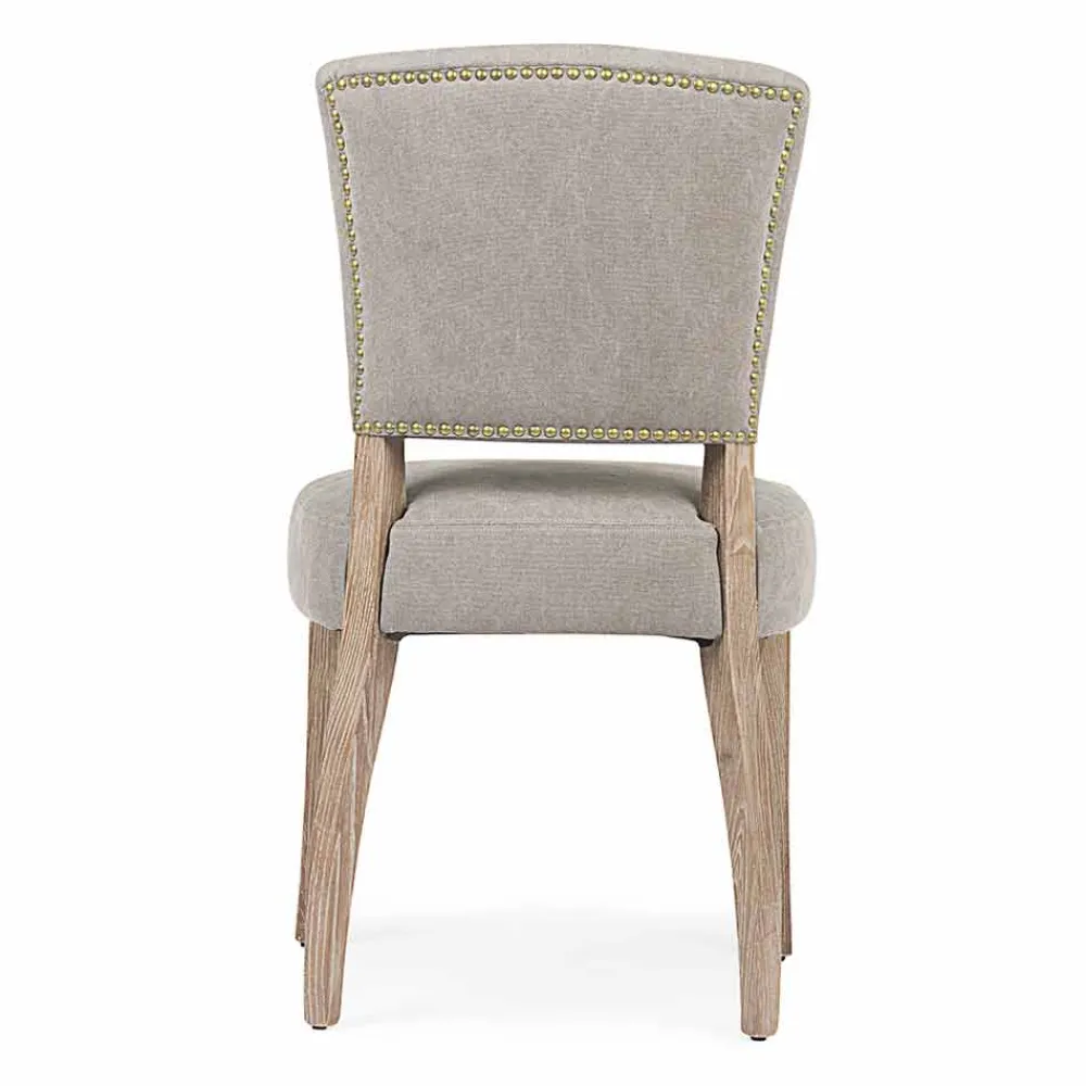 Viadurini Living Moderne Stühle-Moderner Stuhl für Esszimmer aus Stoff und Holz 2 Stück Homemotion - Pflaume