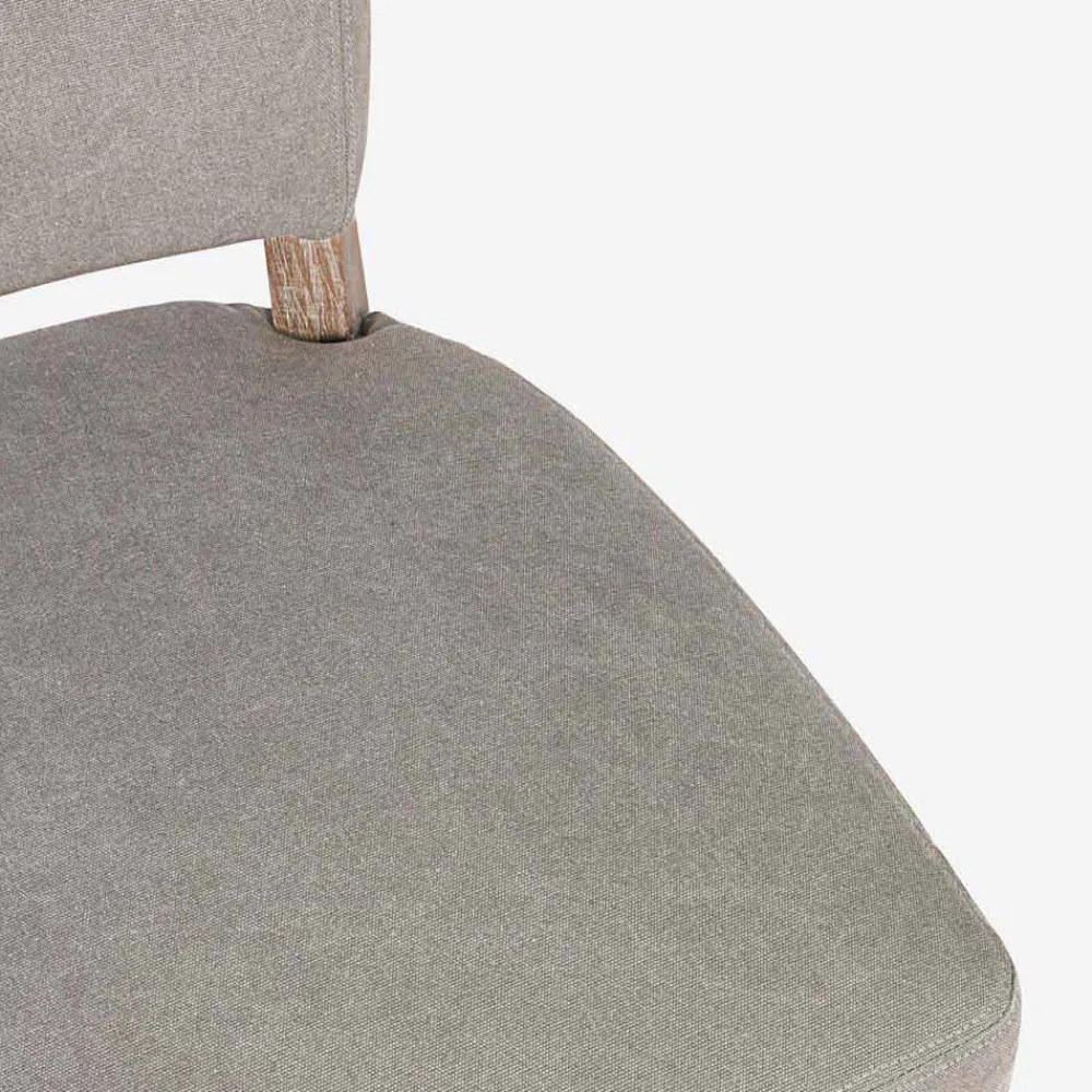 Viadurini Living Moderne Stühle-Moderner Stuhl für Esszimmer aus Stoff und Holz 2 Stück Homemotion - Pflaume