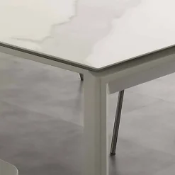 Viadurini Living Ausziehbare Esstische-Moderner Tisch ausziehbar mit Tischplatte aus Glaskeramik Filadelfia