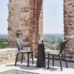 Viadurini in the Garden Garten Beistelltisch-Moderner Tisch im Freien aus HPL und opakem Polyethylen Made in Italy - Forlina