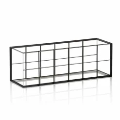 Viadurini Living Design Weinregal-Moderner Tischflaschenhalter für 12 Flaschen aus Matt Black Metal - Wein