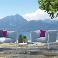 Viadurini in the Garden Metallsessel-Moderner und in Italien hergestellter Design-Sessel für den Außen- oder Innenbereich - Carminio1