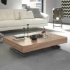 Viadurini Living Tisch Höhenverstellbar-Moderner verwandelnder Couchtisch aus Holz und Metall Made in Italy - Fabio