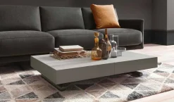 Viadurini Living Tisch Höhenverstellbar-Moderner verwandelnder Couchtisch mit Malta-Effektplatte Made in Italy - Patroclo