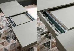 Viadurini Living Tisch Höhenverstellbar-Moderner verwandelnder Couchtisch mit Malta-Effektplatte Made in Italy - Patroclo