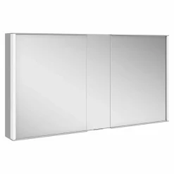 Viadurini Bathroom Badspiegel-Moderner Wandspiegel mit 3 Türen aus silber lackiertem Aluminium - Demon