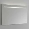 Viadurini Bathroom Badspiegel-Moderner Wandspiegel mit LED-Licht und Stahlrahmen Made in Italy - Yutta