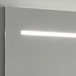 Viadurini Bathroom Badspiegel-Moderner Wandspiegel mit LED-Licht und Stahlrahmen Made in Italy - Yutta