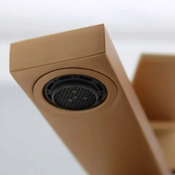 Viadurini Taps Waschbeckenarmaturen-Moderner Waschtischmischer in quadratischem Design aus Chrom oder farbigem Messing - Zago