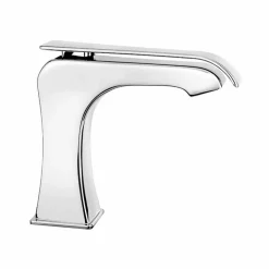 Viadurini Taps Waschbeckenarmaturen-Moderner Waschtischmischer aus verchromtem Messing Hergestellt in Italien - Bonina